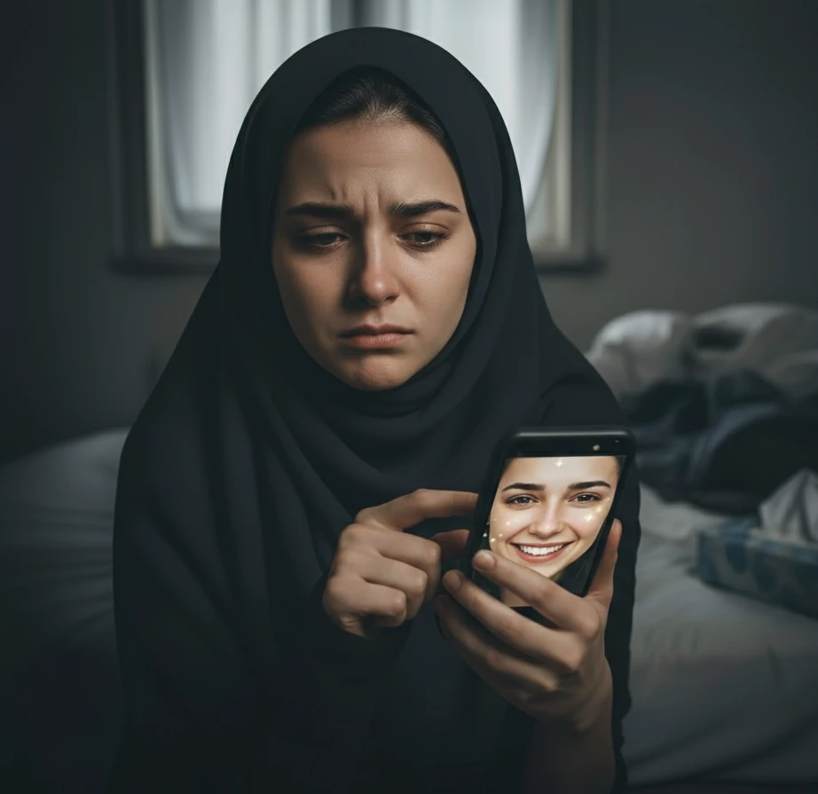 الابتسامة المفروضة .... عن الحزن الذي يُخفى خلف فلاتر السعادة