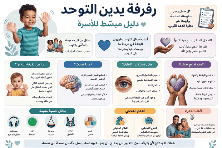 رفرفة يدين التوحد